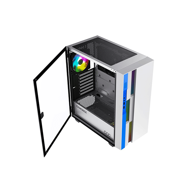 ATX CASE GAMEMAX BRUFEN C3 WHITE &BLUE