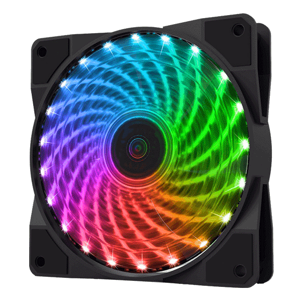 GAMMAX CASE FAN GMX12DBB 120mm RGB Single Fan 1 Year Warranty | GMX12DBB