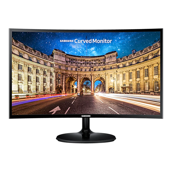 SAMSUNG 24" FHD  CURVED Monitor, 3 Year Warranty | LC24F390FHMXUE