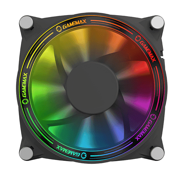 GAMEMAX CASE FAN RB300 120mm RGB Tripack 1 Year Shop Warranty | RB300
